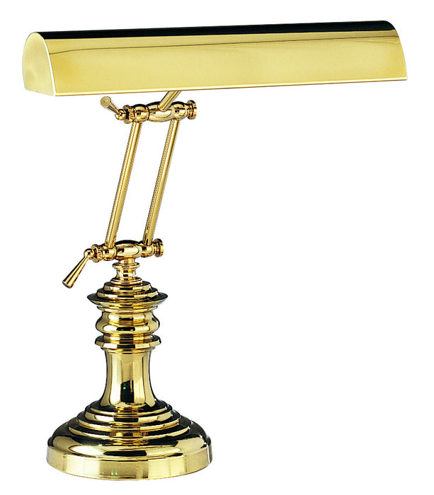 House of Troy P14-204 Two Light Piano/Desk Lamp, Polished Brass