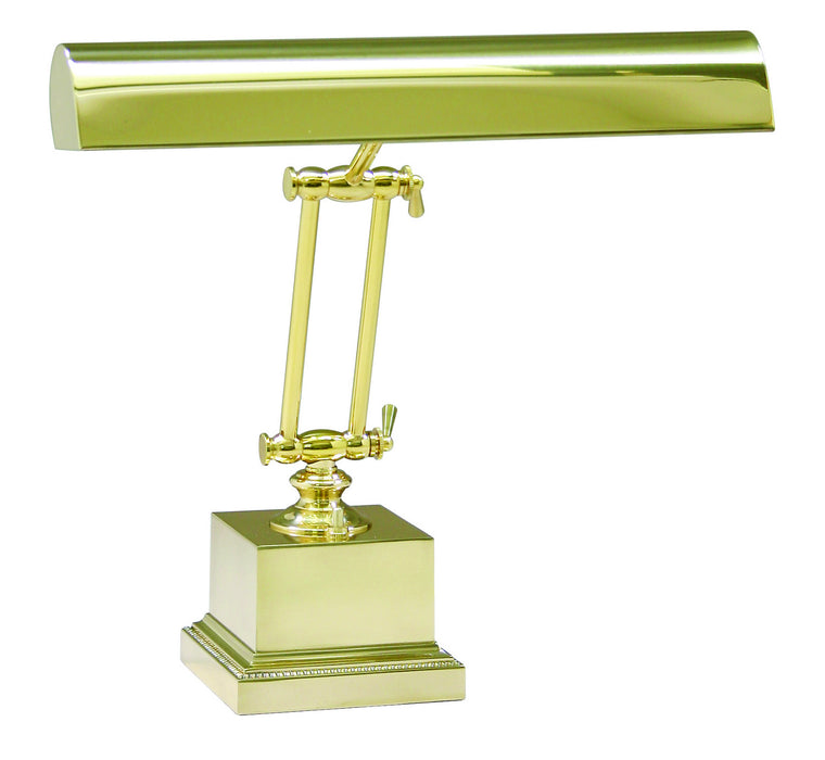 House of Troy P14-202 Two Light Piano/Desk Lamp, Polished Brass