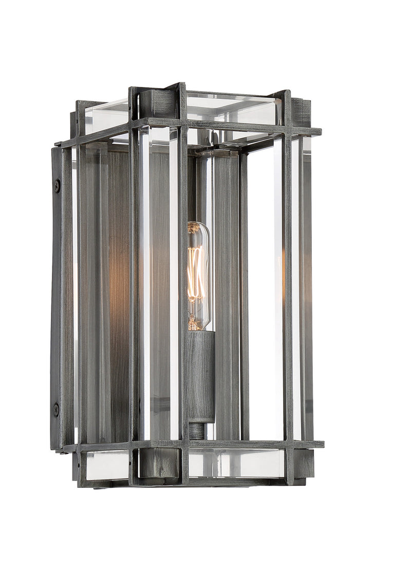 Minka-Lavery 3851-756 One Light Wall Mount, Antique Nickel (Painted)