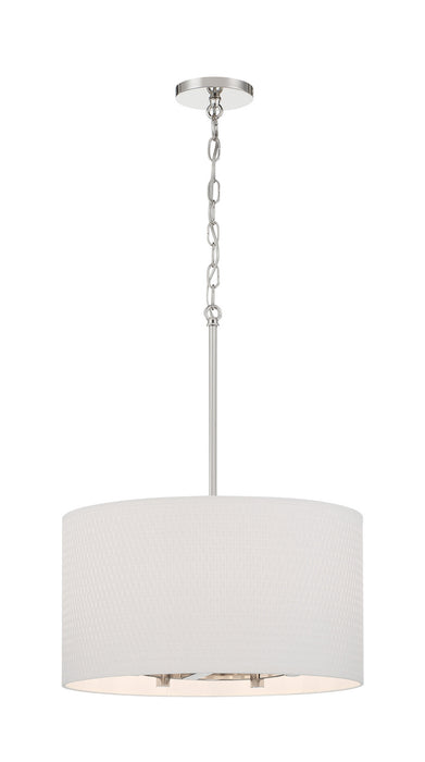 Minka-Lavery 3925-613 Five Light Pendant, Polished Nickel