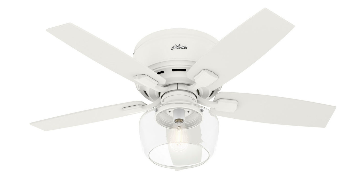 Hunter 50421 44" Ceiling Fan, Matte White