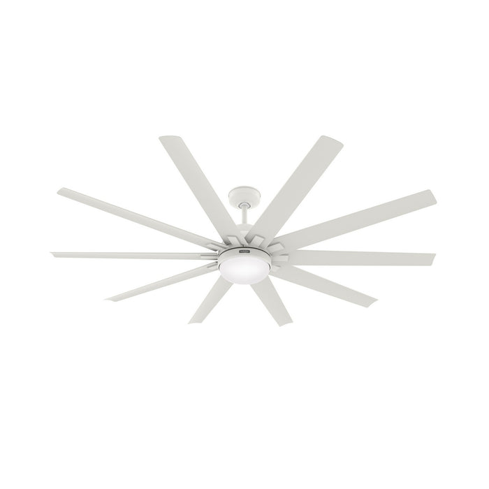 Hunter 50717 72" Ceiling Fan, Matte White