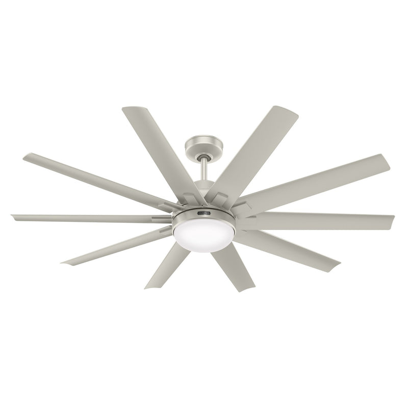 Hunter 50719 60" Ceiling Fan, Matte Nickel