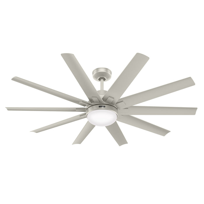 Hunter 50719 60" Ceiling Fan, Matte Nickel