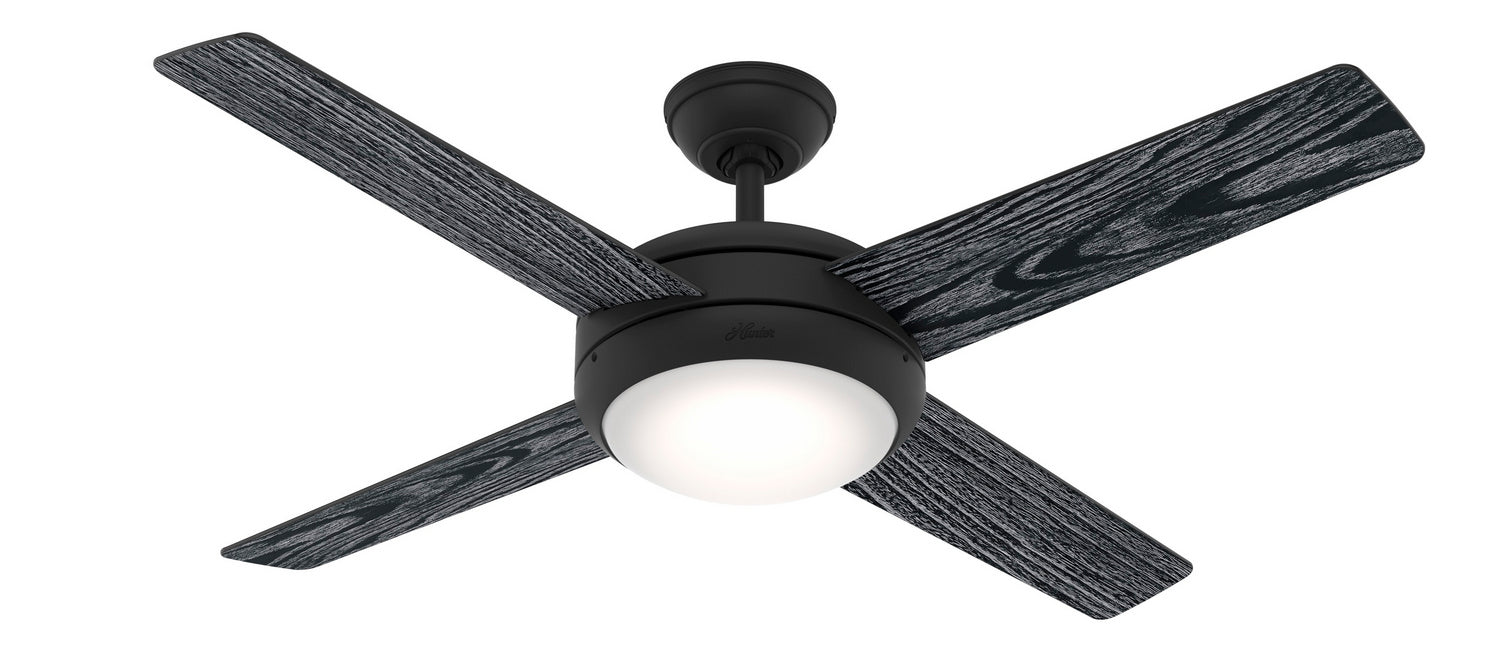 Hunter 50849 52" Ceiling Fan, Matte Black