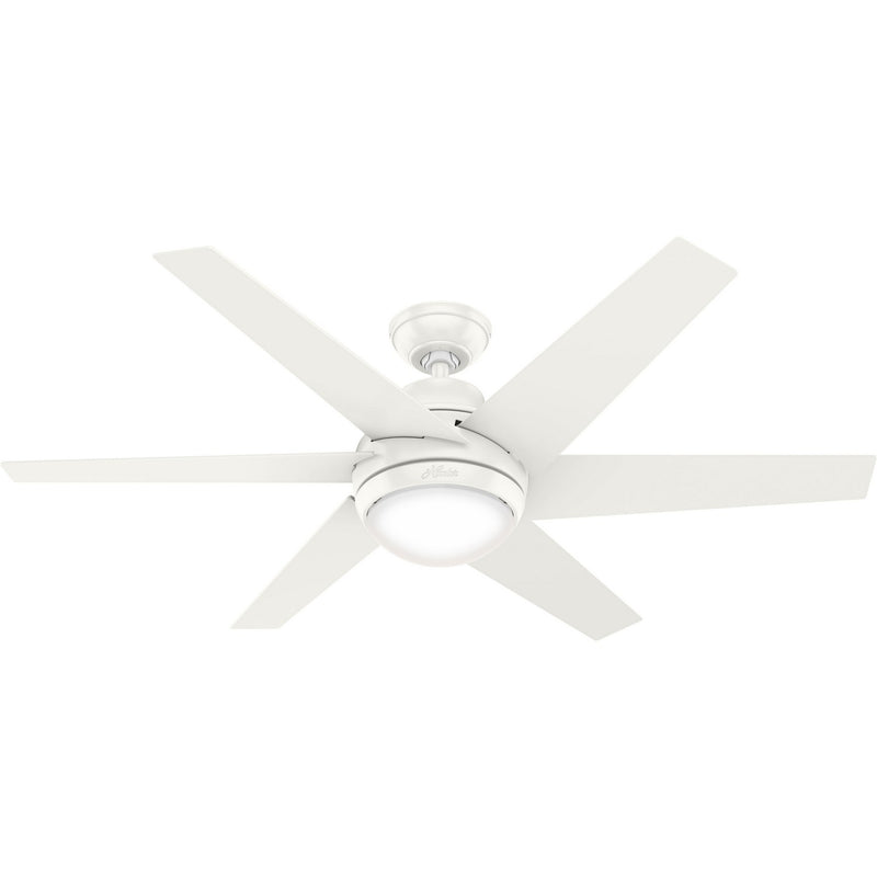 Hunter 50977 52" Ceiling Fan, Fresh White