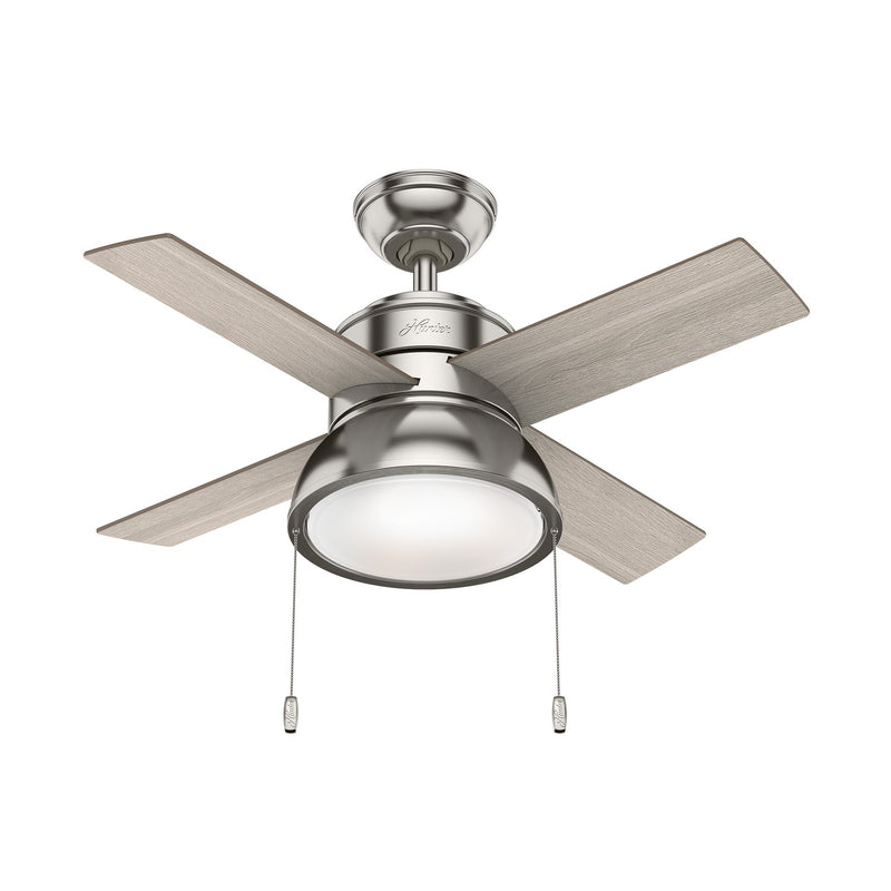 Hunter 51040 36" Ceiling Fan, Brushed Nickel