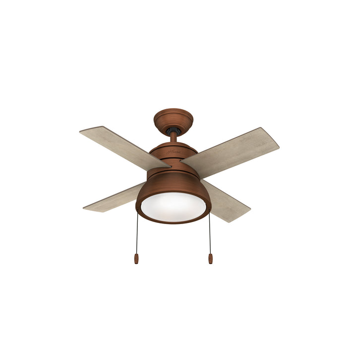 Hunter 51042 36" Ceiling Fan, Weathered Copper
