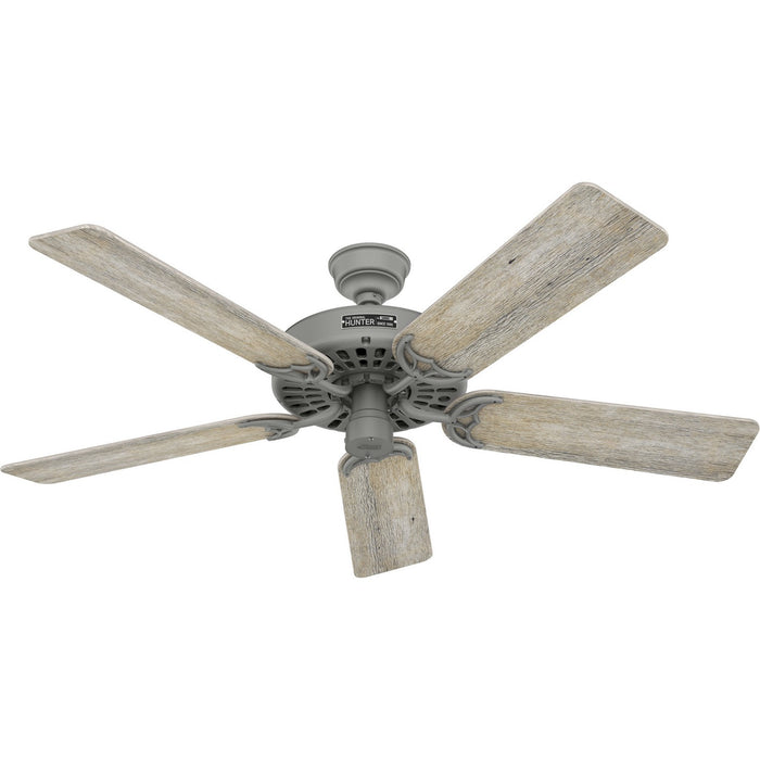 Hunter 51123 52" Ceiling Fan, Matte Silver