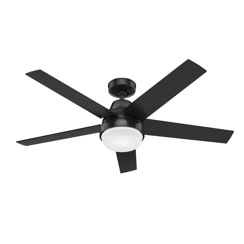 Hunter 51314 52" Ceiling Fan, Matte Black