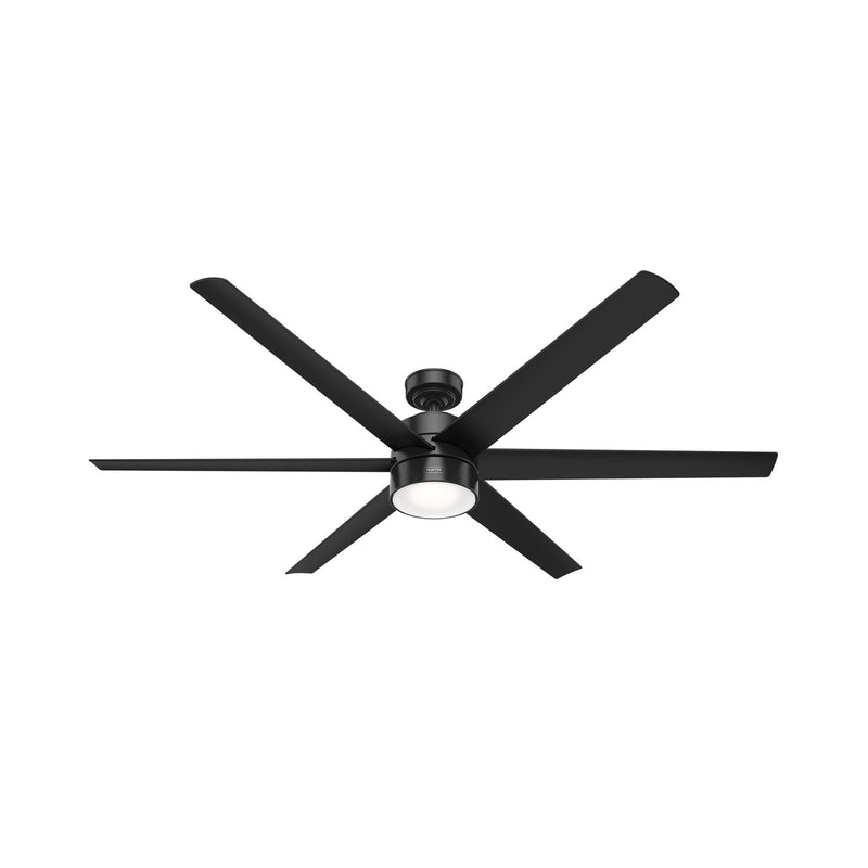 Hunter 59628 72" Ceiling Fan, Matte Black