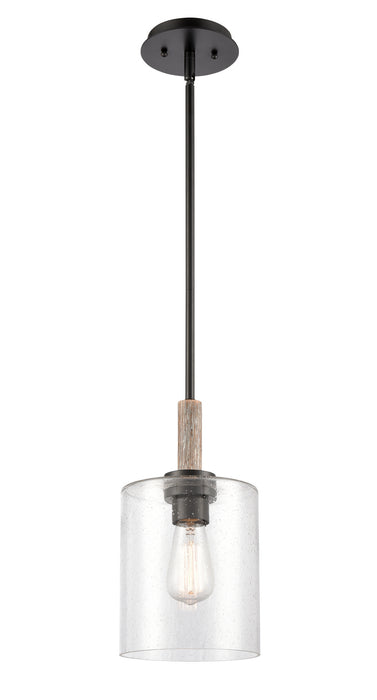 Innovations 442-1S-BK-SDY One Light Mini Pendant, Matte Black
