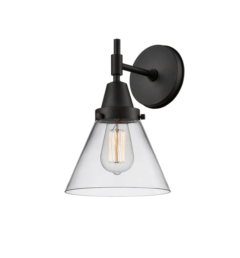 Innovations 447-1W-BK-G42-LED LED Wall Sconce, Matte Black
