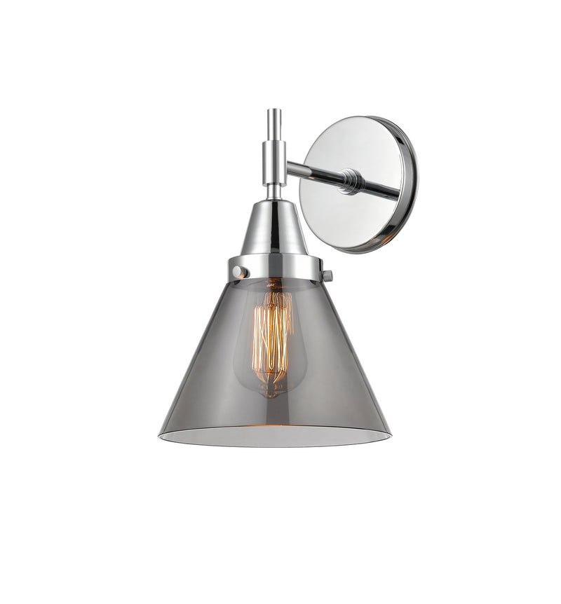 Innovations 447-1W-PC-G43 One Light Wall Sconce, Polished Chrome