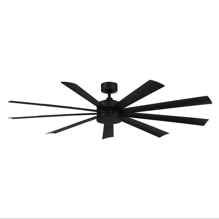 Modern Forms Fans FR-W2101-72L-MB 72" Ceiling Fan, Matte Black