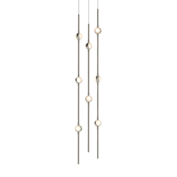 Sonneman 2161.13C-S LED Pendant, Satin Nickel