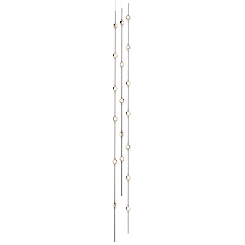 Sonneman 2161.13C-T LED Pendant, Satin Nickel