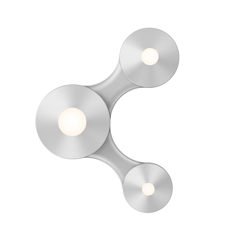 Sonneman 2191.16 LED Surface Mount, Bright Satin Aluminum