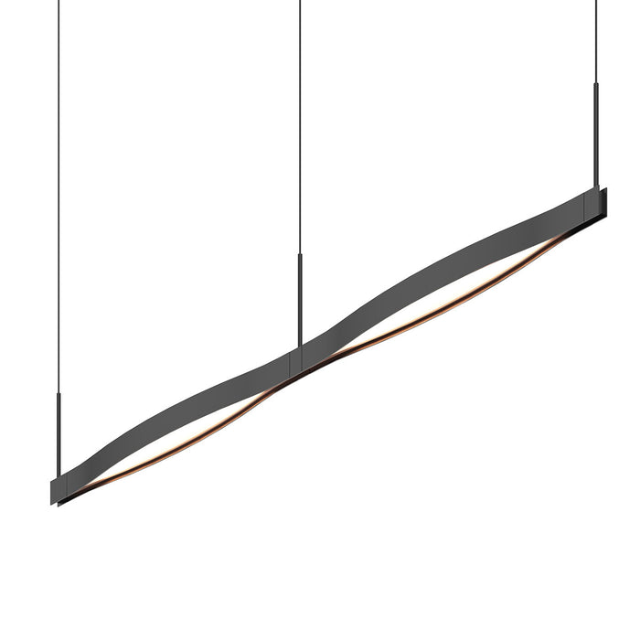 Sonneman 22QKCL02120PHA LED Pendant, Satin Black