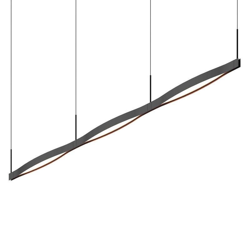 Sonneman 22QKCL03120PHA LED Pendant, Satin Black