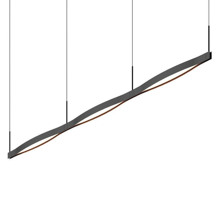 Sonneman 22QKCL03120PHA LED Pendant, Satin Black