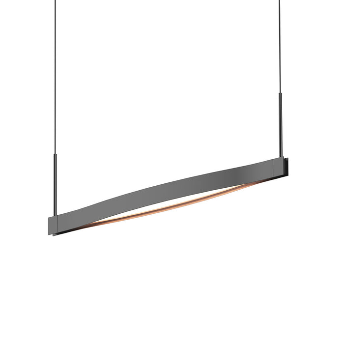 Sonneman 22QKRL01120PHA LED Pendant, Satin Black