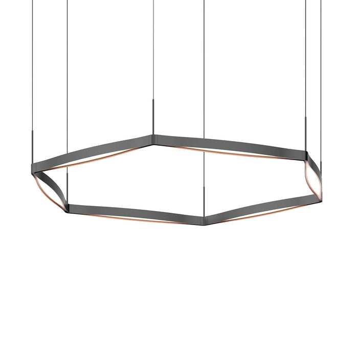 Sonneman 22QKRR01120PHA LED Pendant, Satin Black