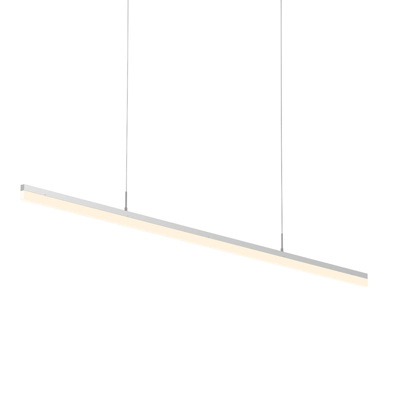 Sonneman 2348.16 LED Pendant, Bright Satin Aluminum