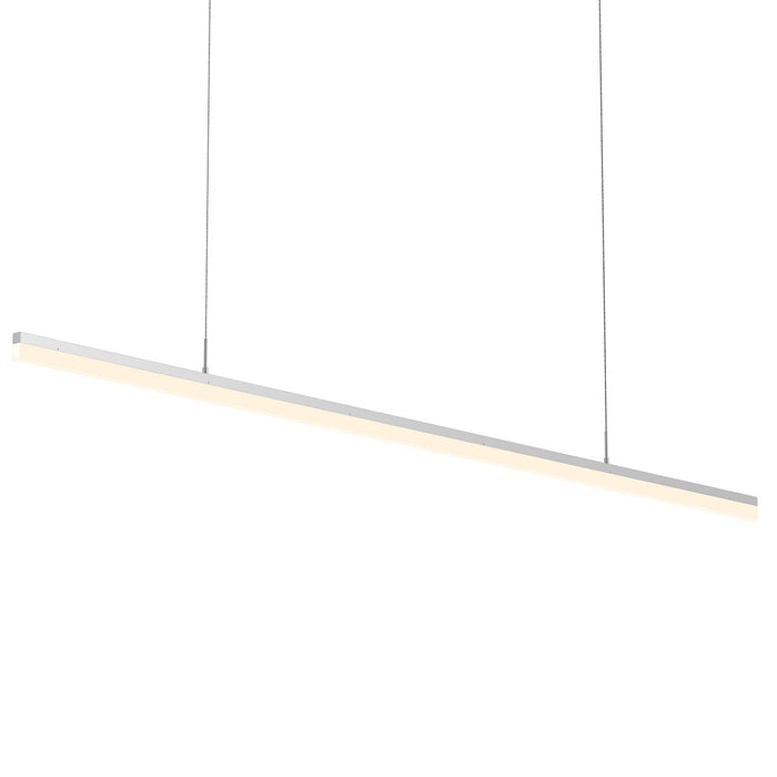 Sonneman 2349.16 LED Pendant, Bright Satin Aluminum