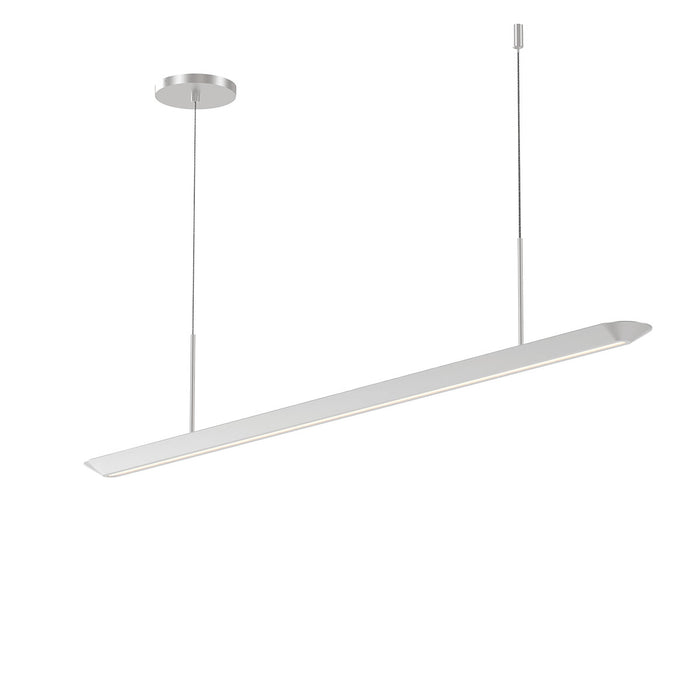 Sonneman 2352.16 LED Pendant, Bright Satin Aluminum