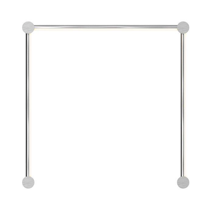 Sonneman 23QSCN122R120PHA LED Wall Bar, Satin Chrome