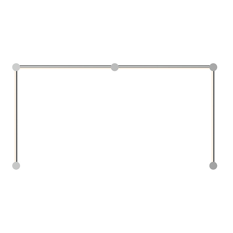 Sonneman 23QSCN222R120PHA LED Wall Bar, Satin Chrome