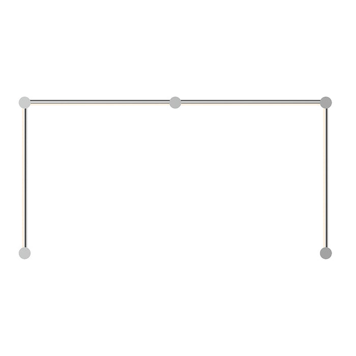 Sonneman 23QSCN222R120PHA LED Wall Bar, Satin Chrome