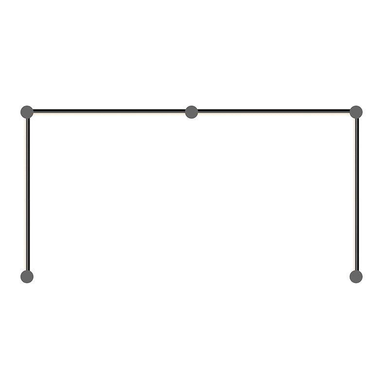 Sonneman 23QSKN222R120PHA LED Wall Bar, Satin Black