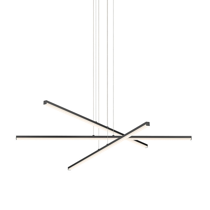 Sonneman 2763.25 LED Pendant, Satin Black