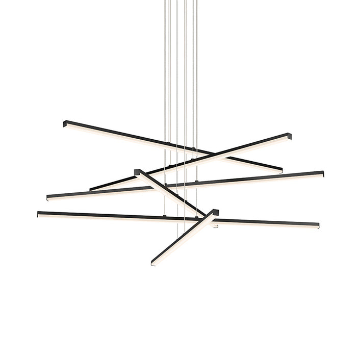 Sonneman 2766.25 LED Pendant, Satin Black