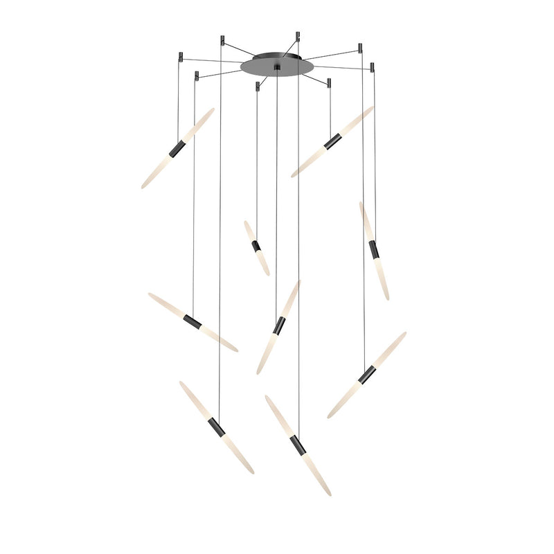 Sonneman 2893.25 LED Pendant, Satin Black