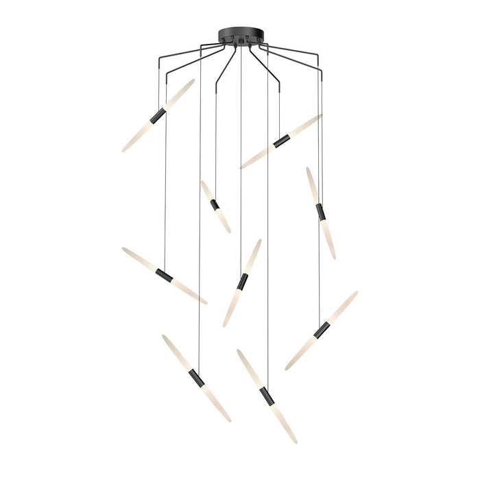 Sonneman 2894.25 LED Pendant, Satin Black