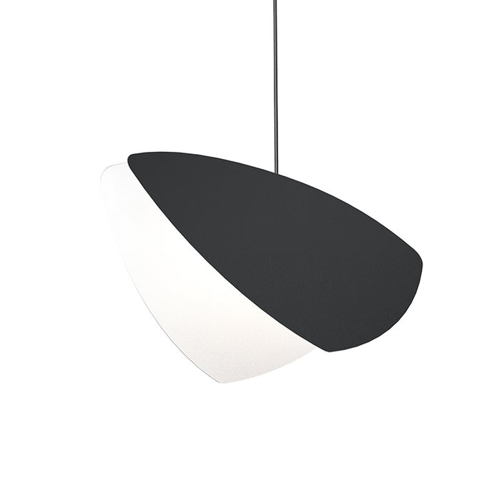 Sonneman 2901.25-BK LED Pendant, Satin Black