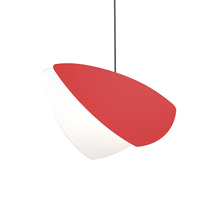 Sonneman 2901.25-BR LED Pendant, Satin Black