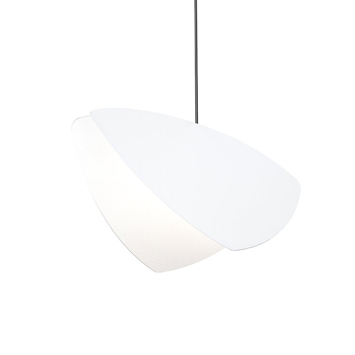 Sonneman 2901.25-BW LED Pendant, Satin Black