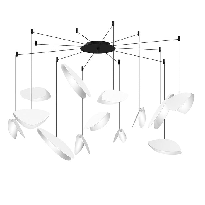 Sonneman 2907.25W LED Pendant, Satin Black