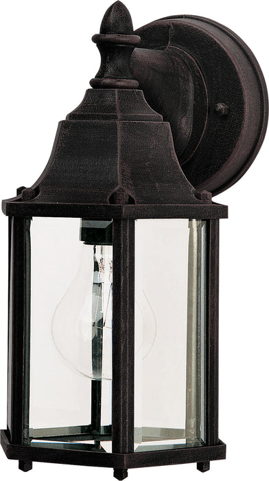 Maxim 1026RP One Light Outdoor Wall Lantern, Rust Patina