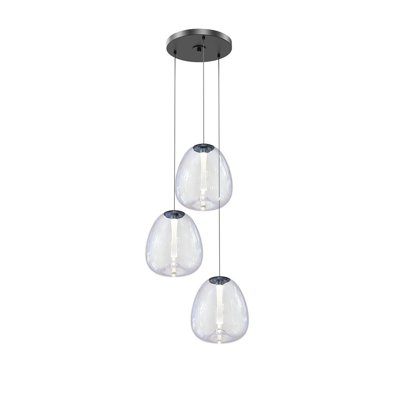 Sonneman 3074.25 LED Pendant, Satin Black