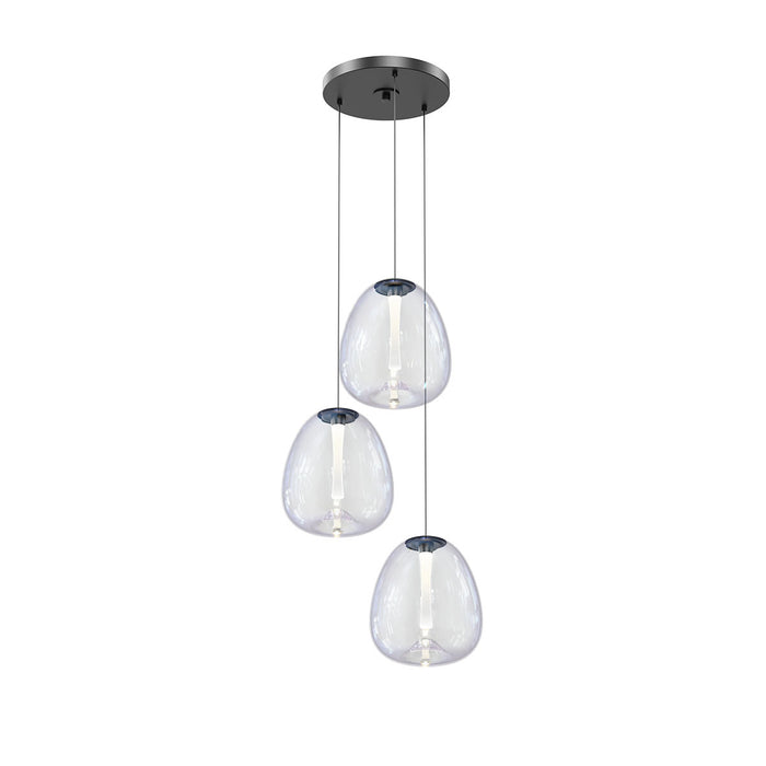 Sonneman 3074.25 LED Pendant, Satin Black