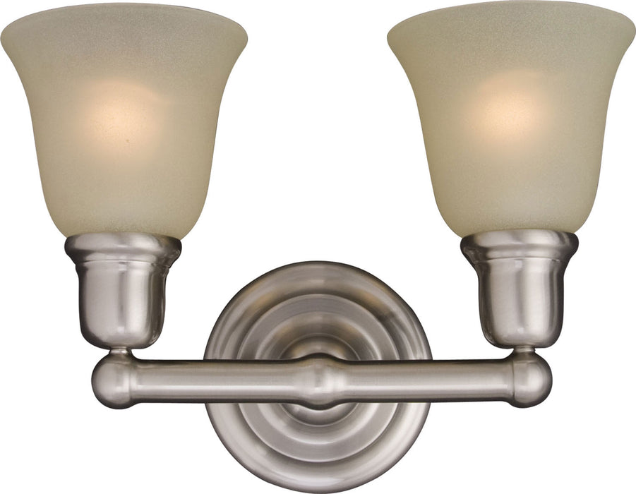 Maxim 11087SVSN Two Light Bath Vanity, Satin Nickel