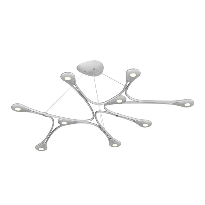 Sonneman 3274.16 LED Pendant, Bright Satin Aluminum