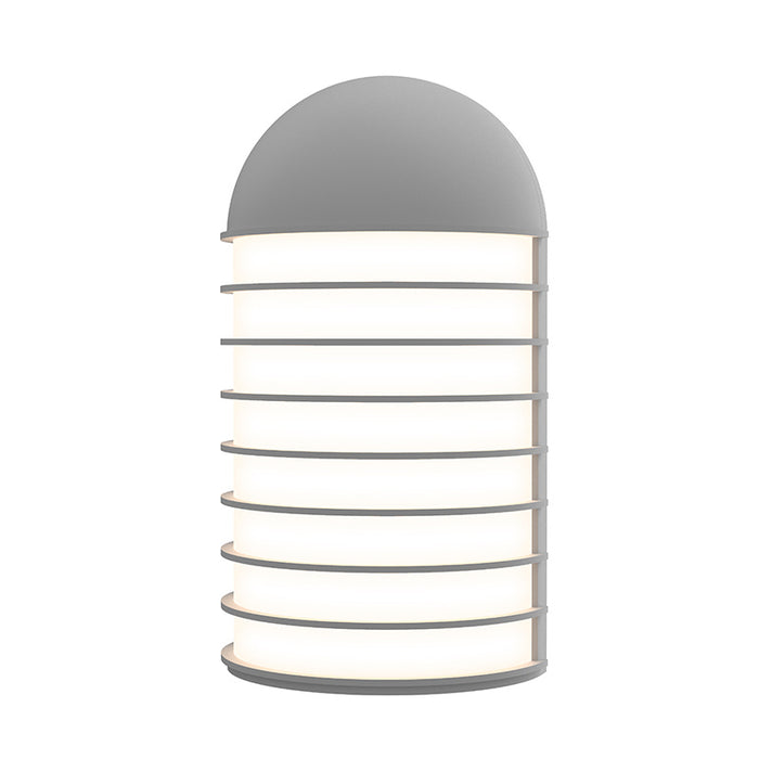 Sonneman 7404.74-WL LED Wall Sconce, Textured Gray