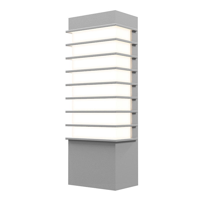 Sonneman 7410.74-WL LED Wall Sconce, Textured Gray