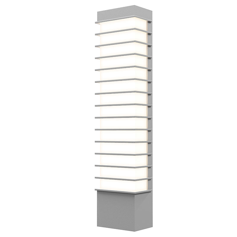 Sonneman 7411.74-WL LED Wall Sconce, Textured Gray